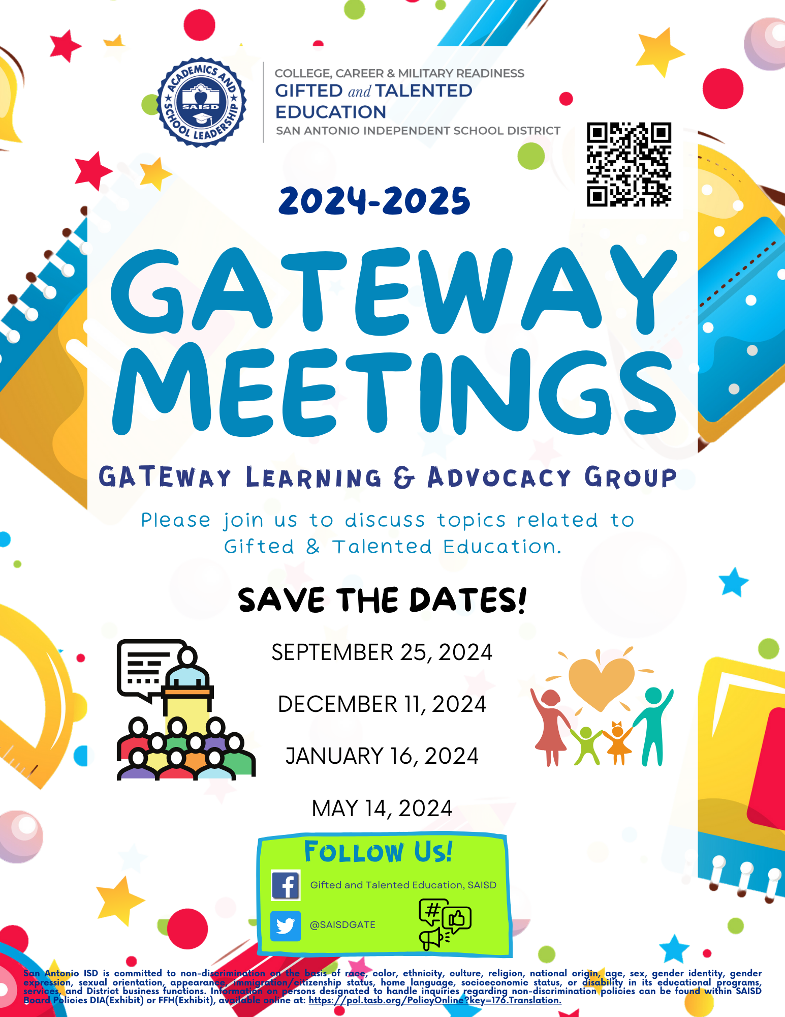 gateway meeting flyer english